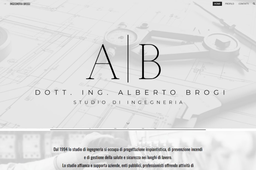 sito web studio ingegneria professionale servizi tecnici pistoia